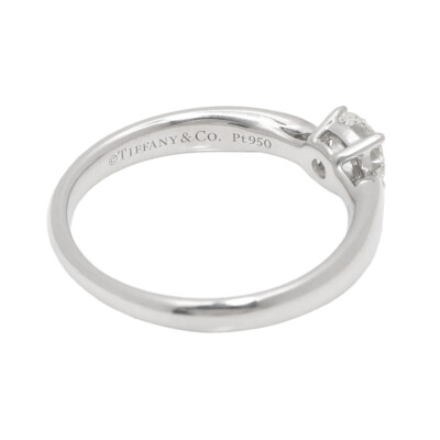 TIFFANY Co. Harmony Diamond 0.34ct G/VS1/3EX Ring Platinum