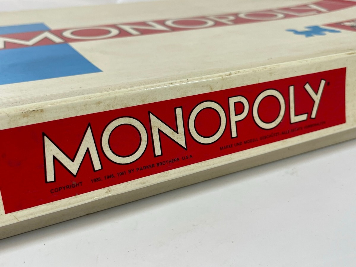 Vintage Complete 1961 German Language French Made Monopoly