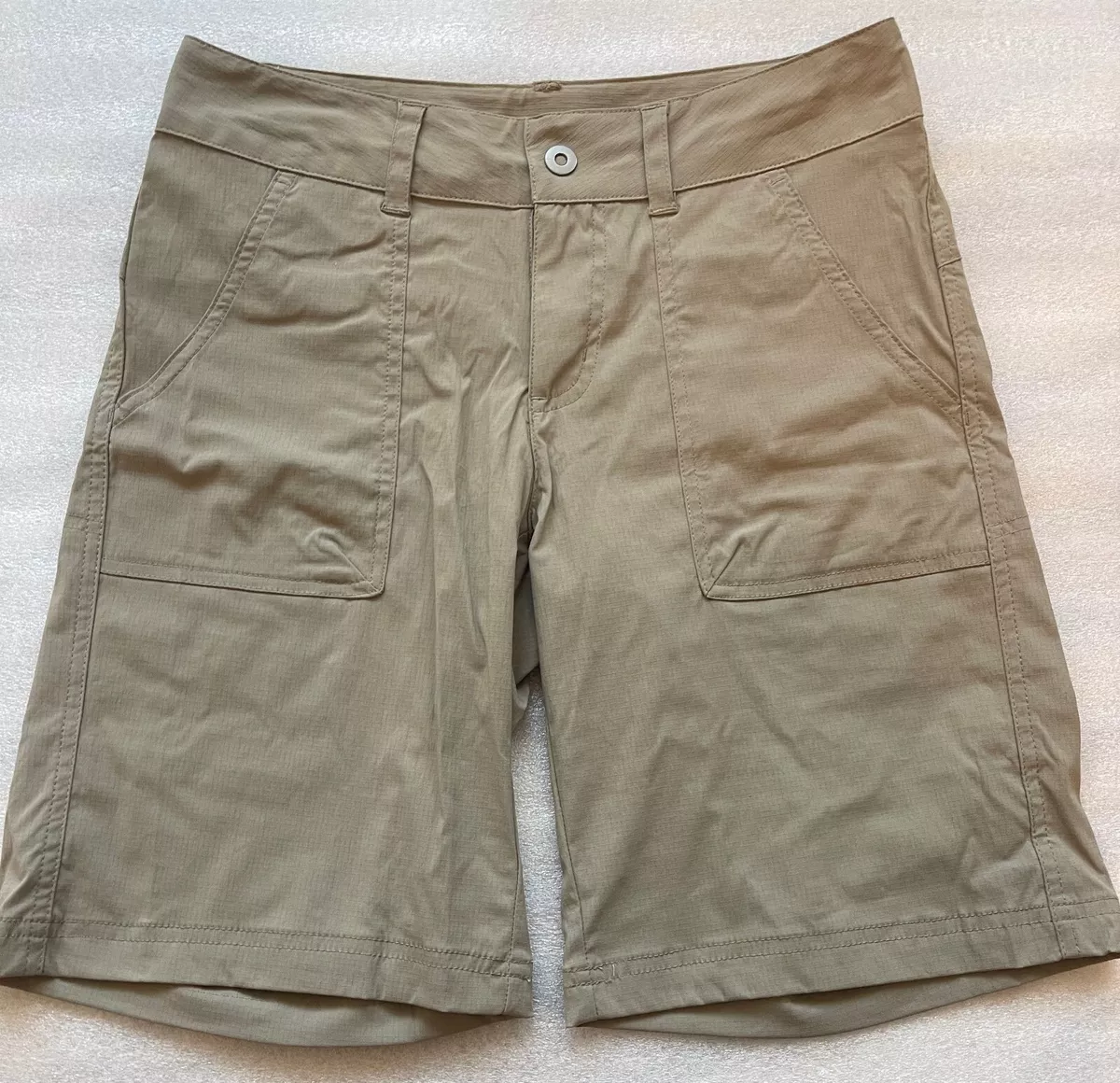 COLUMBIA WOMEN S 4 KHAKI BERMUDA WALKING SHORTS NWOT eBay