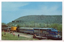 1973 - D&H Display Train with Alco PA 18 and "Stourbridge Lion" Replica Postcard