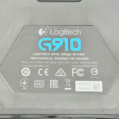 Logitech G910 Orion Spectrum RGB Mechanical Black Gaming Keyboard - Tested - Picture 11 of 13