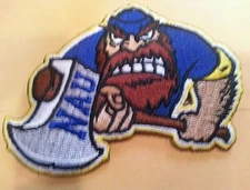 NAU Northern Arizona University vintage embroidered iron on patch 3" x 2.5” A1