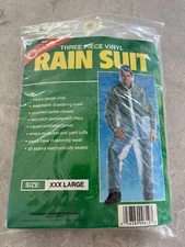 COGHLANS THREE PIECE RAIN SUIT RAINSUIT 100% WATERPROOF SIZE XXXL AA