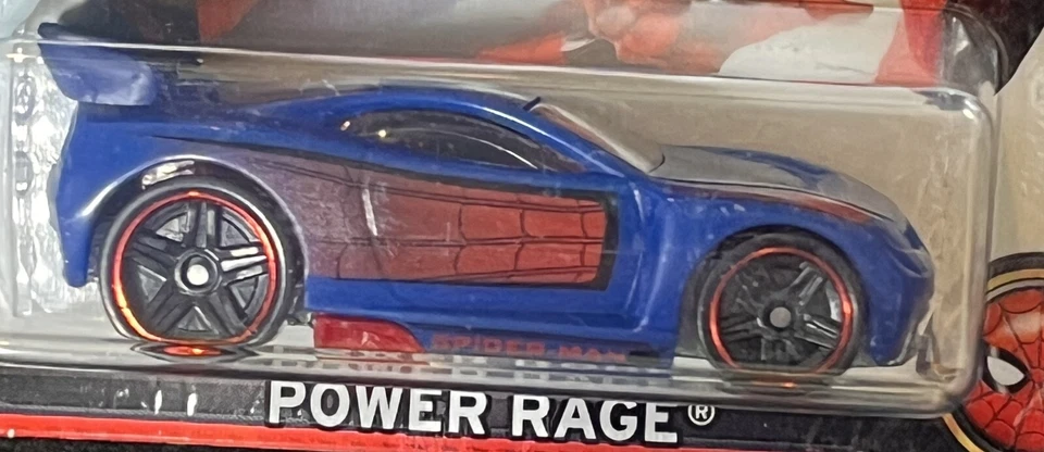 Литая модель автомобиля Hot Wheels 2016 Marvel Comics SPIDER-MAN Homecoming Power Rage 1:64 - Изображение 2 из 3