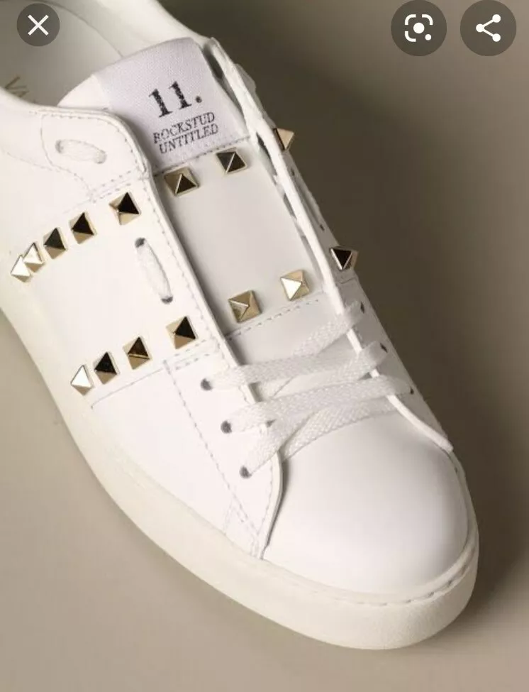 White Open Sneakers by Valentino Garavani on Sale