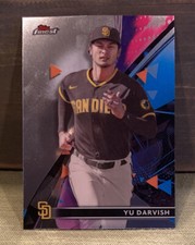 2021 Topps Finest Yu Darvish San Diego Padres #6 Base Baseball Card