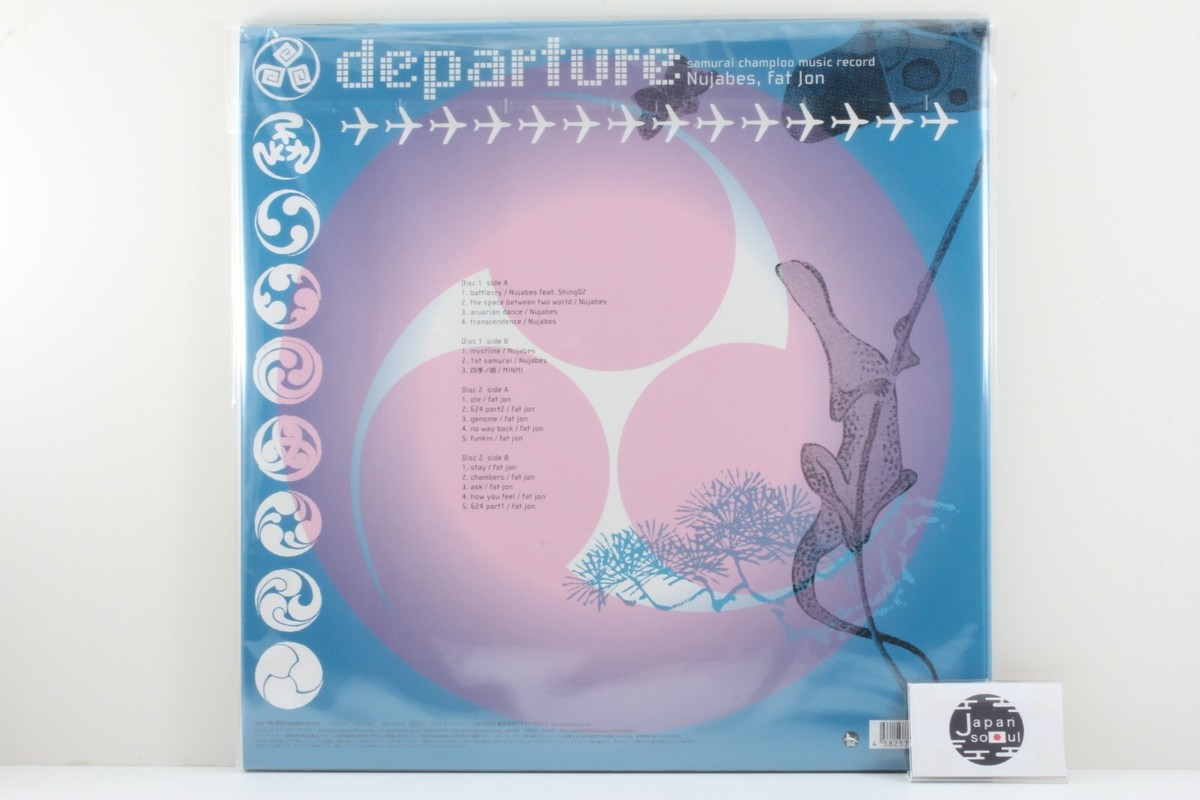 Samurai Champloo &quot;Departure&quot; レコード Samurai Champloo Music Record Departure Vinyl-Helix Sounds