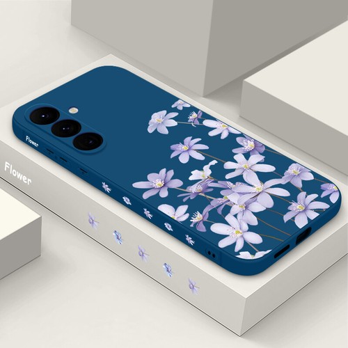 Coque souple TPU fleurie pour Samsung S25 S24 Ultra S23 Plus S22 S21 FE A16 A15 - Photo 15 sur 22