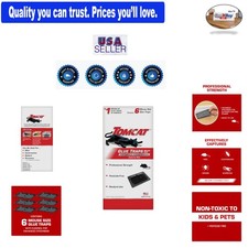 Tomcat Glue Traps Mouse Size with Eugenol, 6-Pack Pest Control, No Bait