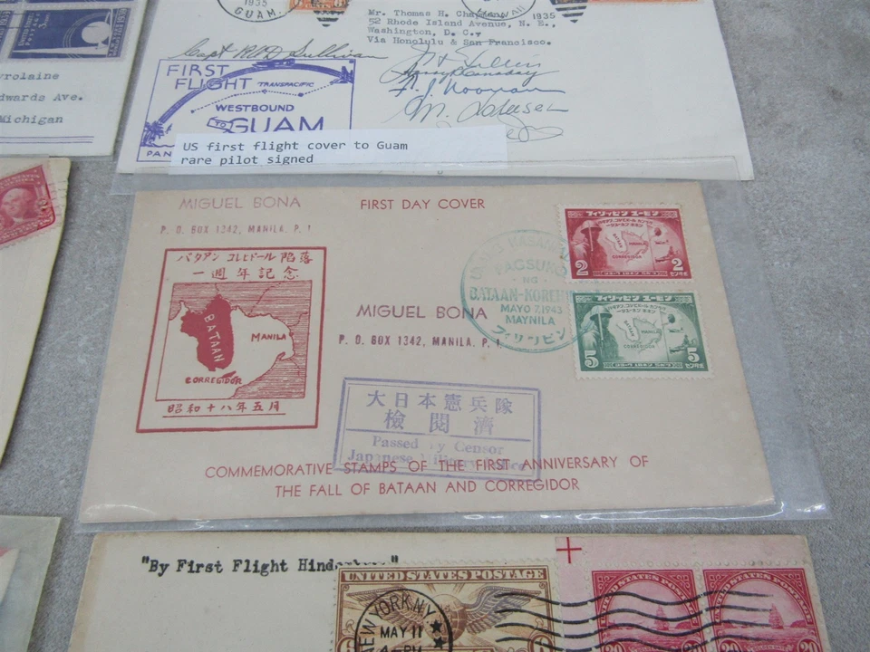 Nystamps US stamp Zeppelin flight cover FDC possession collection $800 n16xk - Image 3 of 4