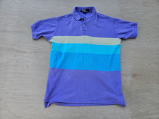 Vintage Polo Ralph Lauren Color Block Striped Polo Shirt 90s Pastel L