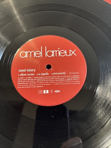 Amel Larrieux - Sweet Misery - 12" Vinyl Single 2000 / Epic 550 Music / Promo - Picture 4 of 4