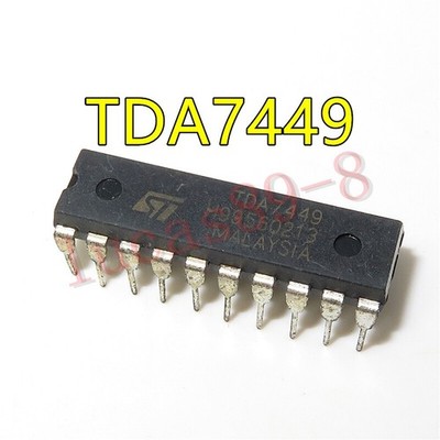 1pcs TDA7449 TONE CONTROL DIGITALLY CONTROLLED AUDIO PROCESSOR DIP-20 #jg