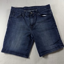 Calvin Klein Jeans Women s Denim Shorts Stretch Size W 27 Color Blue