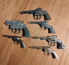 Vintage Hubley Cap Gun Lot Of 6 Texas Trooper Pal Hub