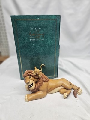 1995 Walt Disney Classics Pals Forever LION KING Simba & Mufasa Figure COA IOB