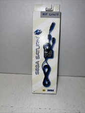 NEW IN BOX OFFICIAL SEGA SATURN RF RFU TV CORD SWITCH CABLE ORIGINAL GENUINE