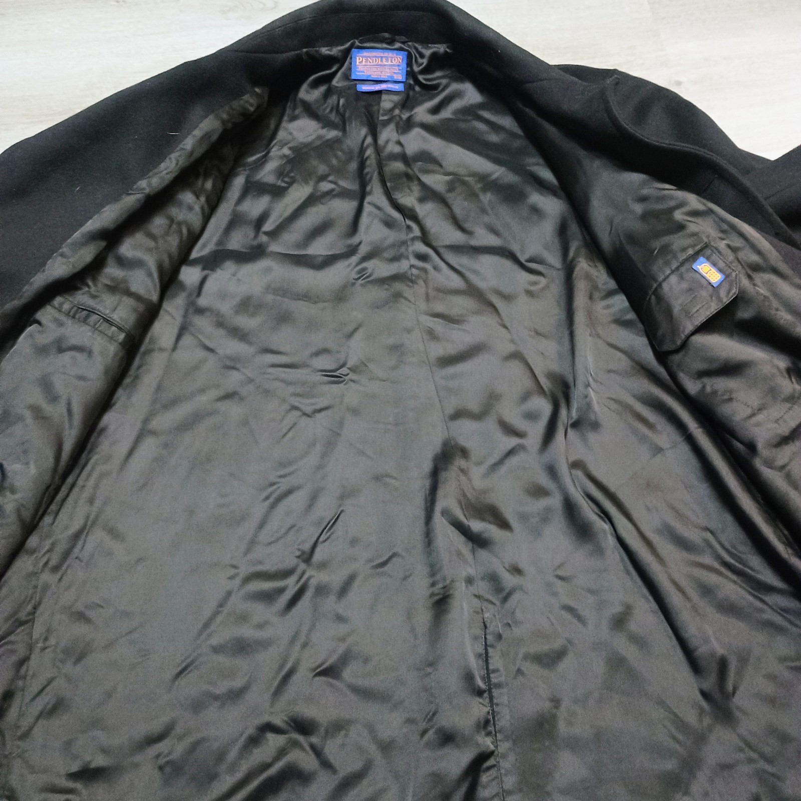 Pendleton Black Wool Cashmere Button Jacket  Clas… - image 6