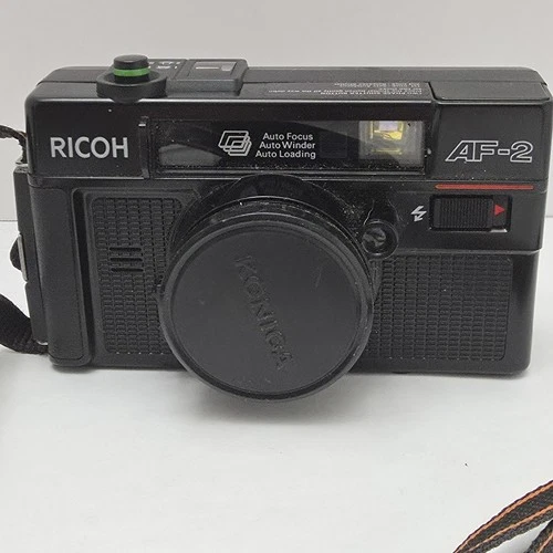 Ricoh AF-2D 35mm Film Camera  Point & Shoot  38mm f2.8  Tested  ASA 25-800