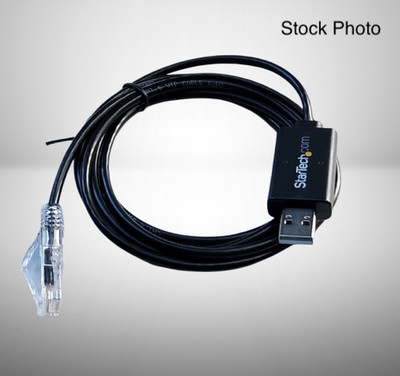 ICUSBROLLOVR StarTech 6ft Cisco Console Cable USB to RJ45  FAST FREE SHIPPING a