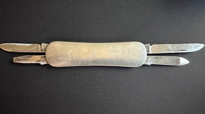 Vintage EKA Sweden 2 Blade Stainless Pocket Knife Rostfri Eskilstuna Jack Pen