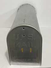 Vintage Steel City Mfg Co. Galvanized Mailbox Youngstown, OH Intact