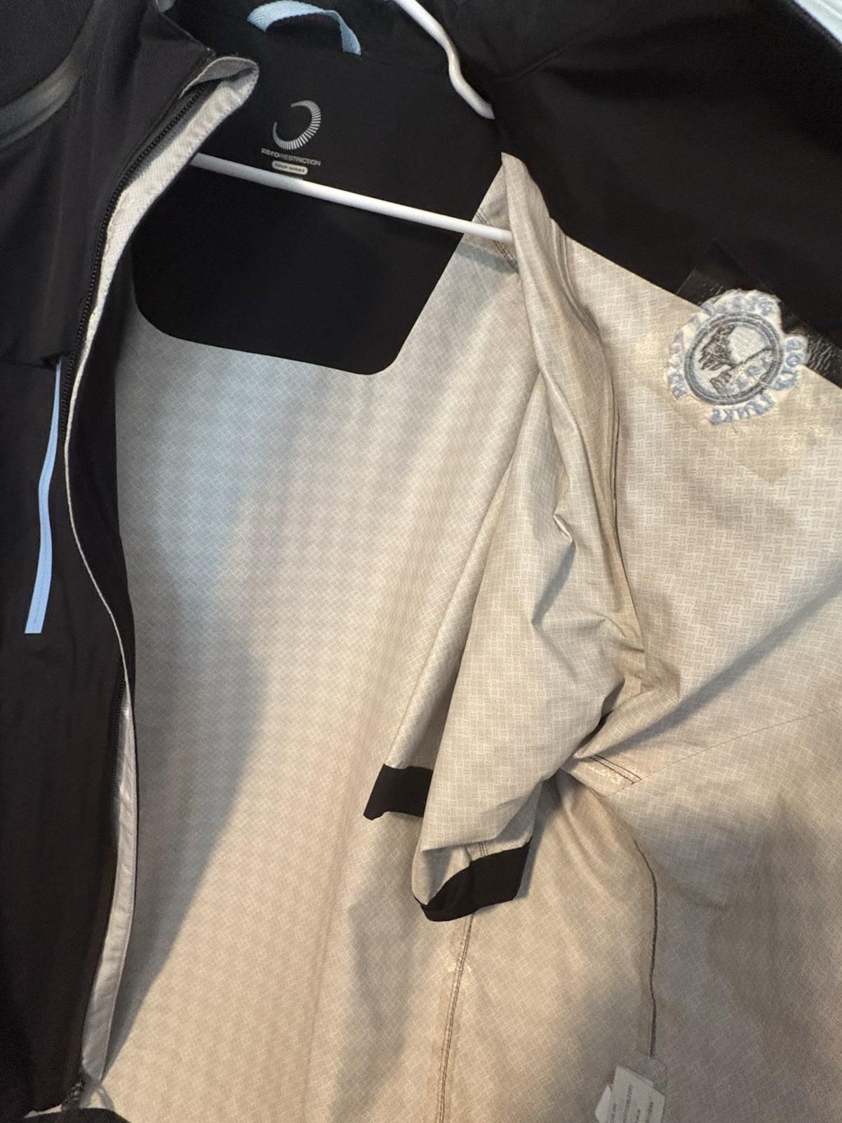 Pebble Beach Zero Restriction Black Windbreaker J… - image 4