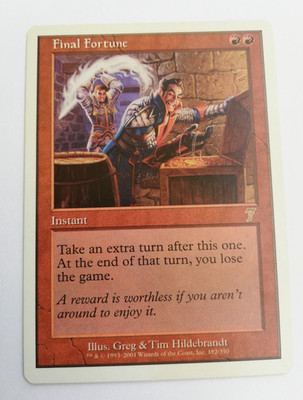 MTG | Final Fortune | 7th Edition | English | VG-EX