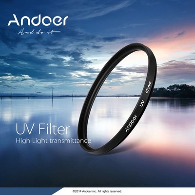Andoer 62mm UV Ultra-Violet Filter Lens Protector For DSLR Camera 