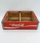 Vintage Signer Original Coca-Cola Soda Wooden Crate Austin Texas Origin RARE
