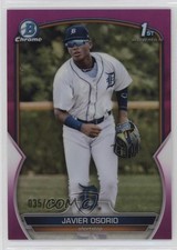 2023 Bowman Chrome Prospects Fuchsia Refractor 35/199 Javier Osorio #BCP-4 15v7