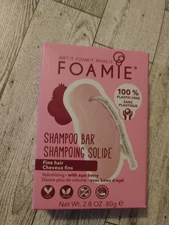 FOAMIE Solid Shampoo Bar w/ Acai Berry 2.8oz 80g for Fine Hair 2-Pack New in Box