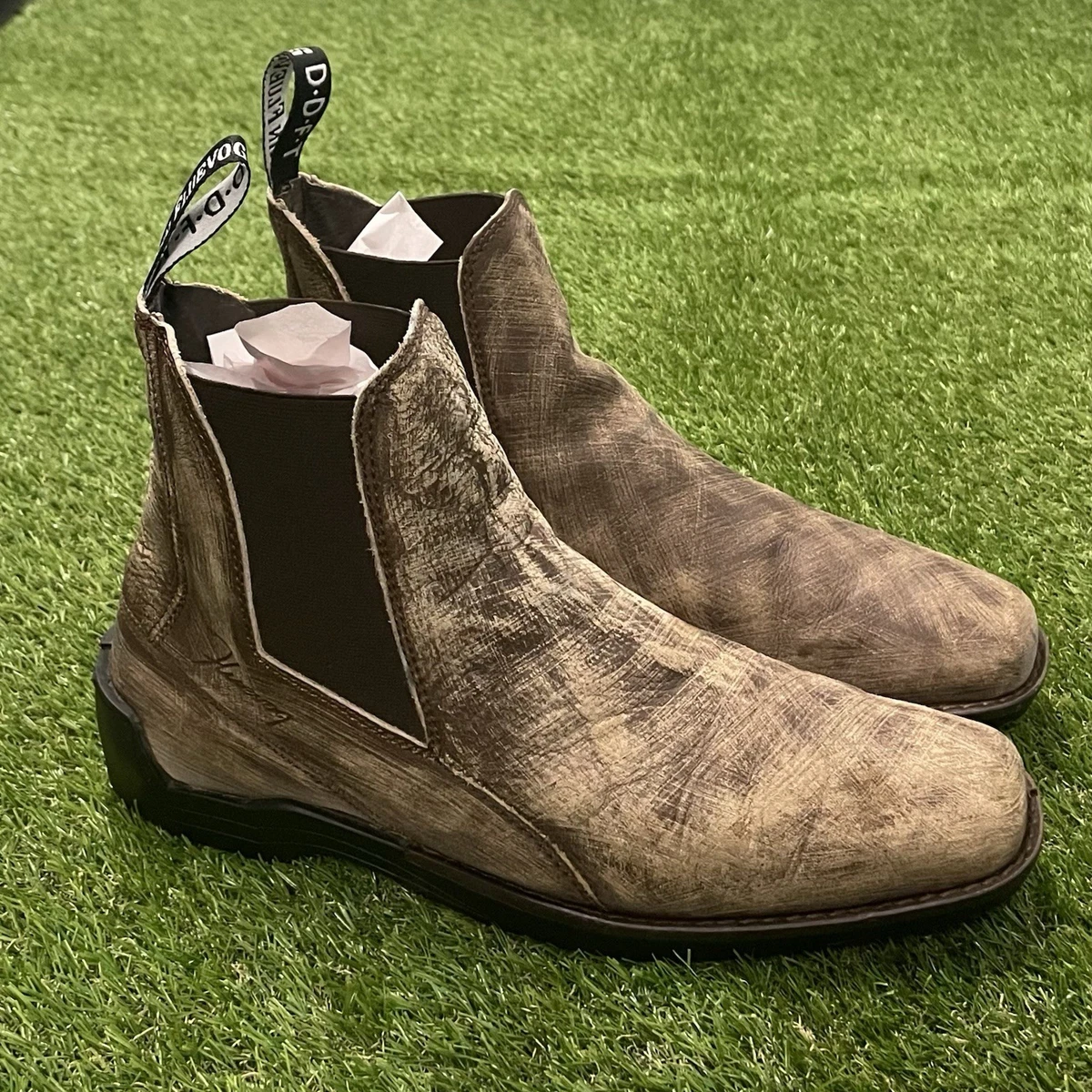John Fluevog Brown Leather Boots for Men for sale | eBay display picture 2