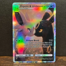 Pokemon TCG Pocket Espeon & Umbreon Holographic SIR- Fan Art