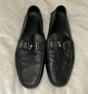 VERSACE COLLECTION SOFT LEATHER MENS LOAFERS SIZE 44