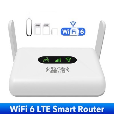 4G/5G LTE Mobiler WLAN 6-Router Plug & Play mit SIM-Kartensteckplatz 300 Mbit/s.