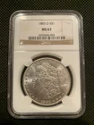 1883–O U.S. MORGAN SILVER DOLLAR - MS 63 - NGC GRADED!