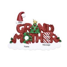 Grandmother Personalized Christmas Tree Ornament