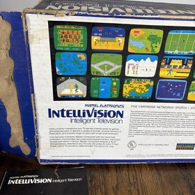 1979 Mattel Intellivision Console w/ Original Box - Untested - Model 2609