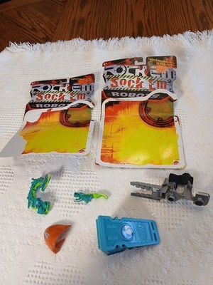 ROCK EM SOCK EM ROBOTS lot  E3 2000 Exclusive Nuclear Wastor Parts Card Back