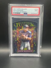 DREW BLEDSOE 1997 TOPPS GALLERY OF HEROES #GH6 PSA 9 MINT! STAINED GLASS! POP 10