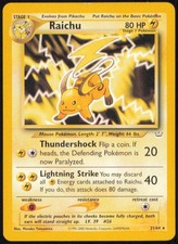 RAICHU 21/64 RARE NEO REVELATION POKEMON UNLIMITED NEAR MINT on eBay