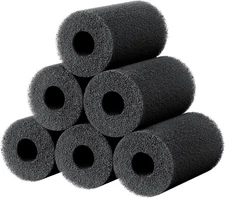 Pawfly Vorfilterschwamm, Aquarium-Filterschwamm, 2 cm, Schwarz 