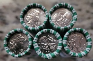 FIVE ROLLS of 2026 D Semi Q Emerging Liberty Sealed Unopened Dime Bank Rolls