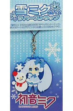 Strap (character) Snow Miku 2012 rubber strap