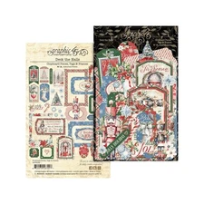 GRAPHIC 45 ~ DECK THE HALLS ~ Chipboard Tags and Frames
