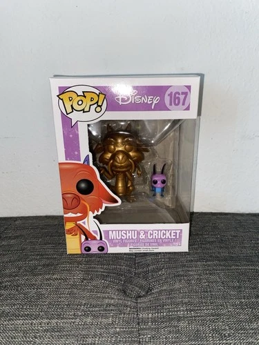 Funko Pop! Disney: Mulan Mushu Cricket Figures #167 Vinyl