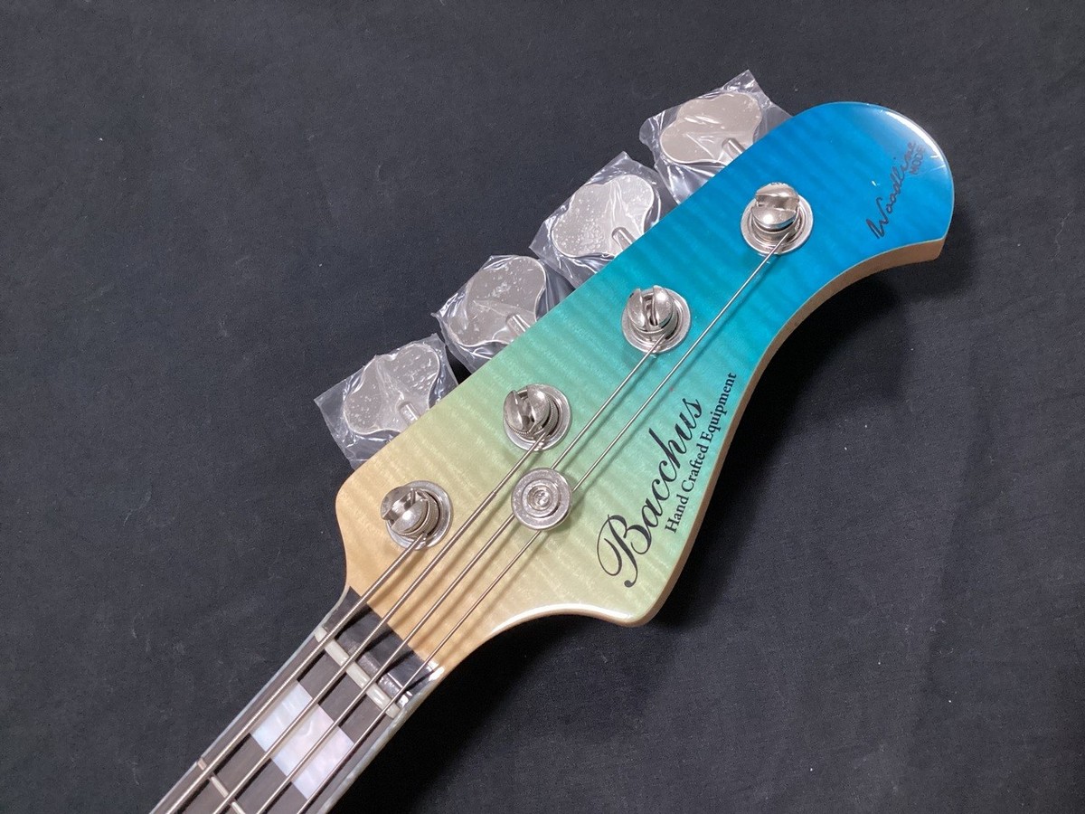 ベース Bacchus WL4FM Custom4 BLU-GRD-MH WL4-FM CUSTOM III BLUE-GRD-MH (Bacchus / バッカス) エレキベース