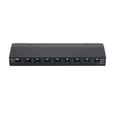 2 IN 8 OUT Amplifier Speaker Selector Passive Power Amp Switcher Lossless Sound