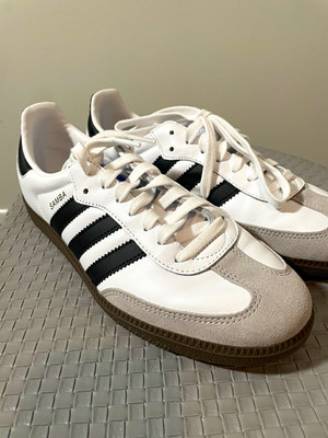 adidas Samba OG size 7.5 white/black